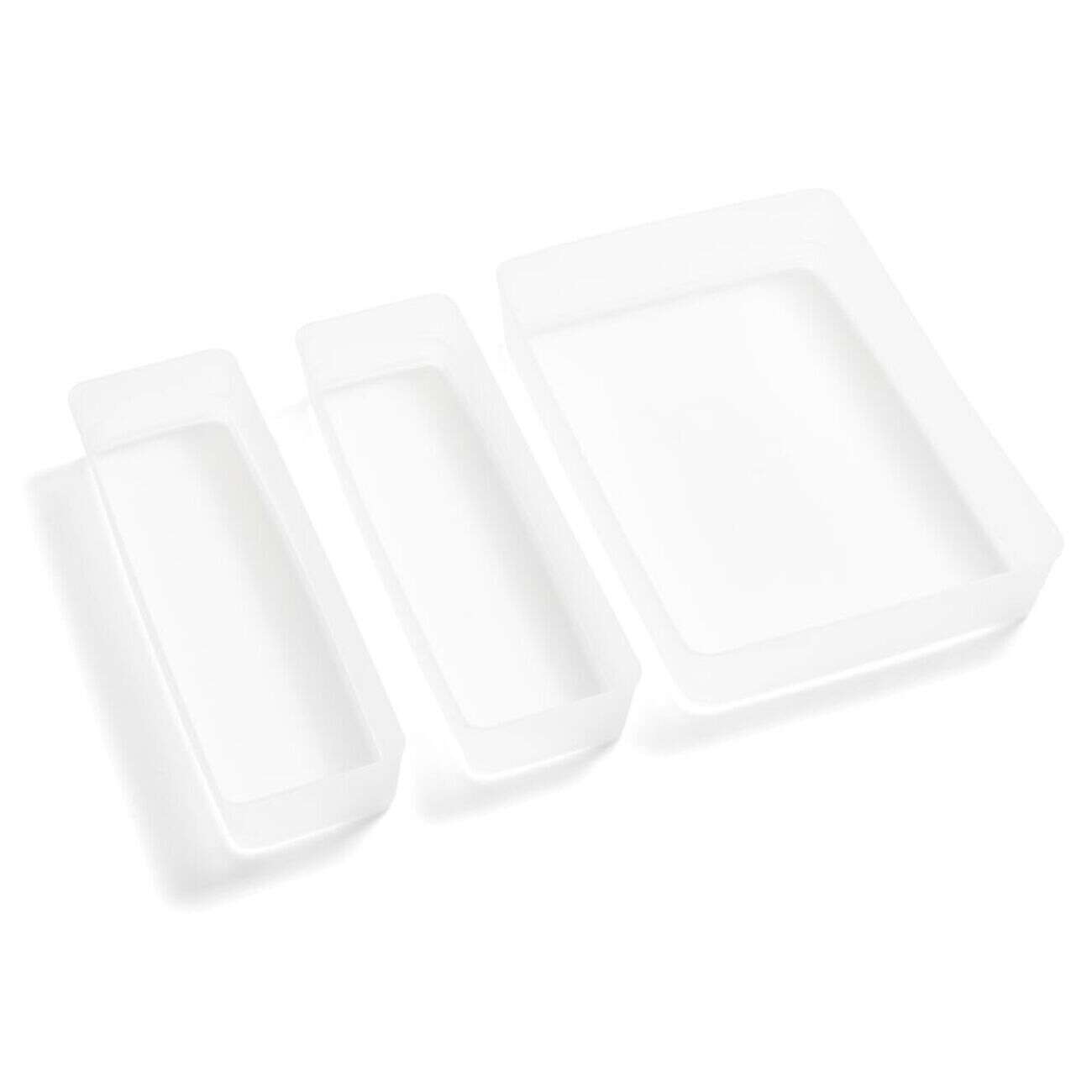 Lot de 3 boîtes de rangement pour tiroirs