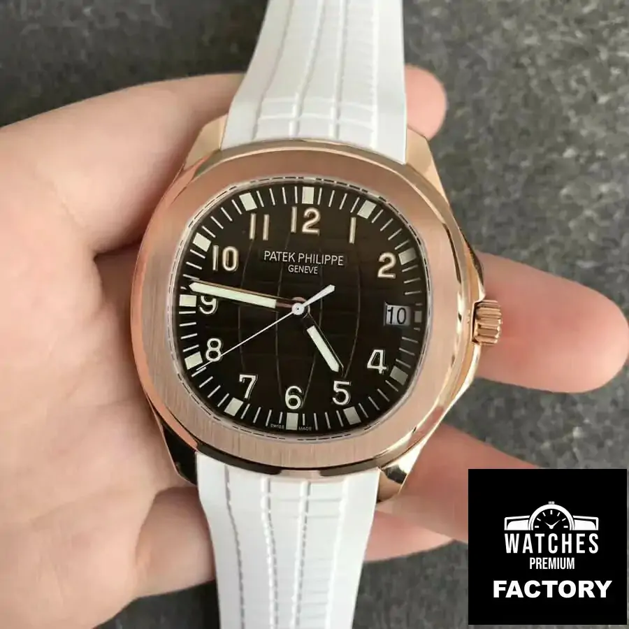 Patek Philippe Aquanaut 5168G ZF Factory White Strap
