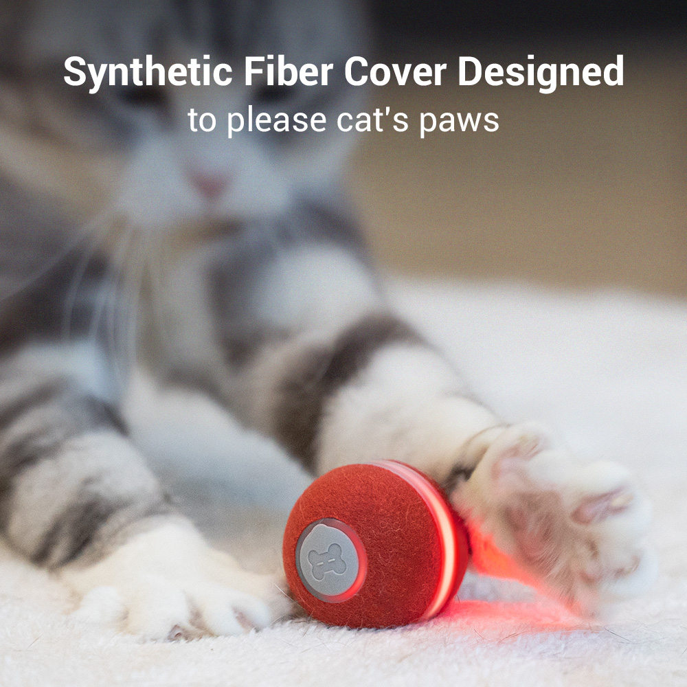 Interactive Dog & Cat Toy Modern Automatic Self-Moving Ball Active Rolling Plastic Toy