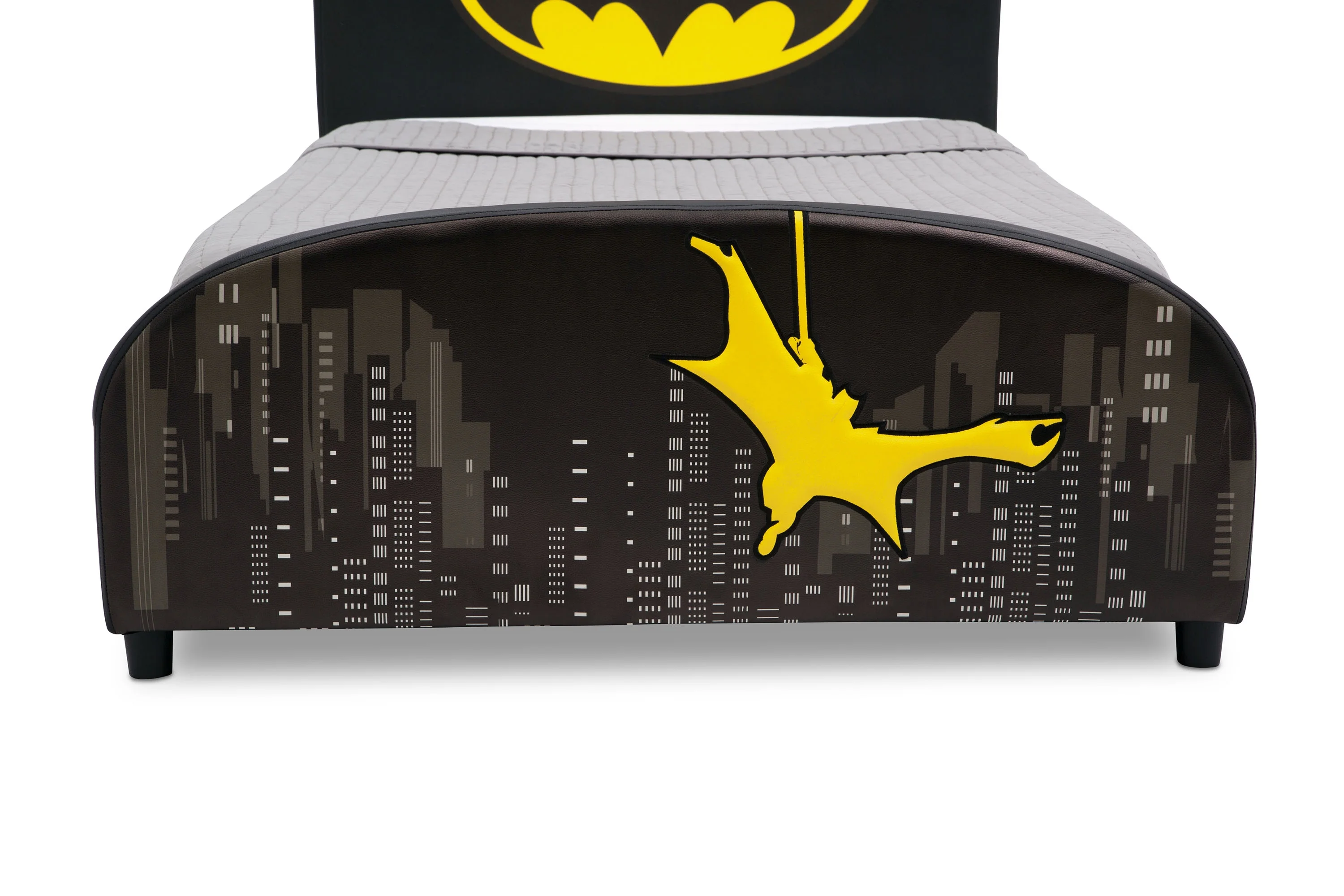 Batman Upholstered Twin Bed, Black(Batman) - Image 6