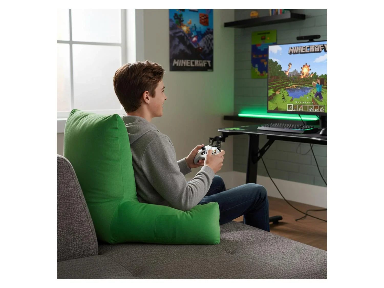 Coussin de lecture Minecraft