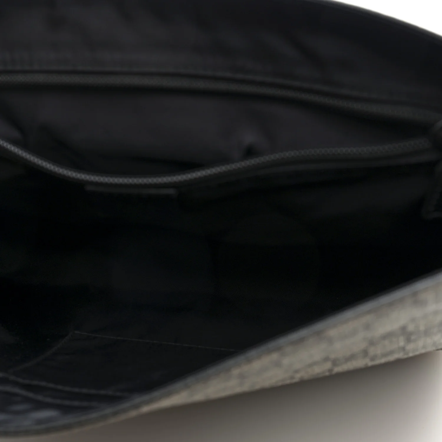 GG Supreme Monogram Web Flap Messenger Bag Black