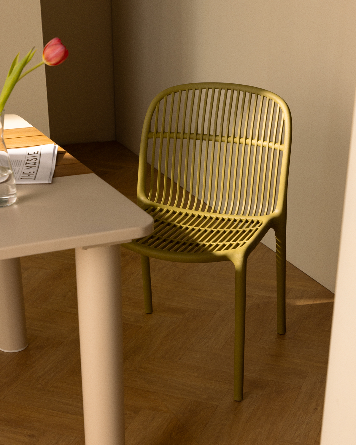 Aisha - Silla de Comedor de Polipropileno Aisha
