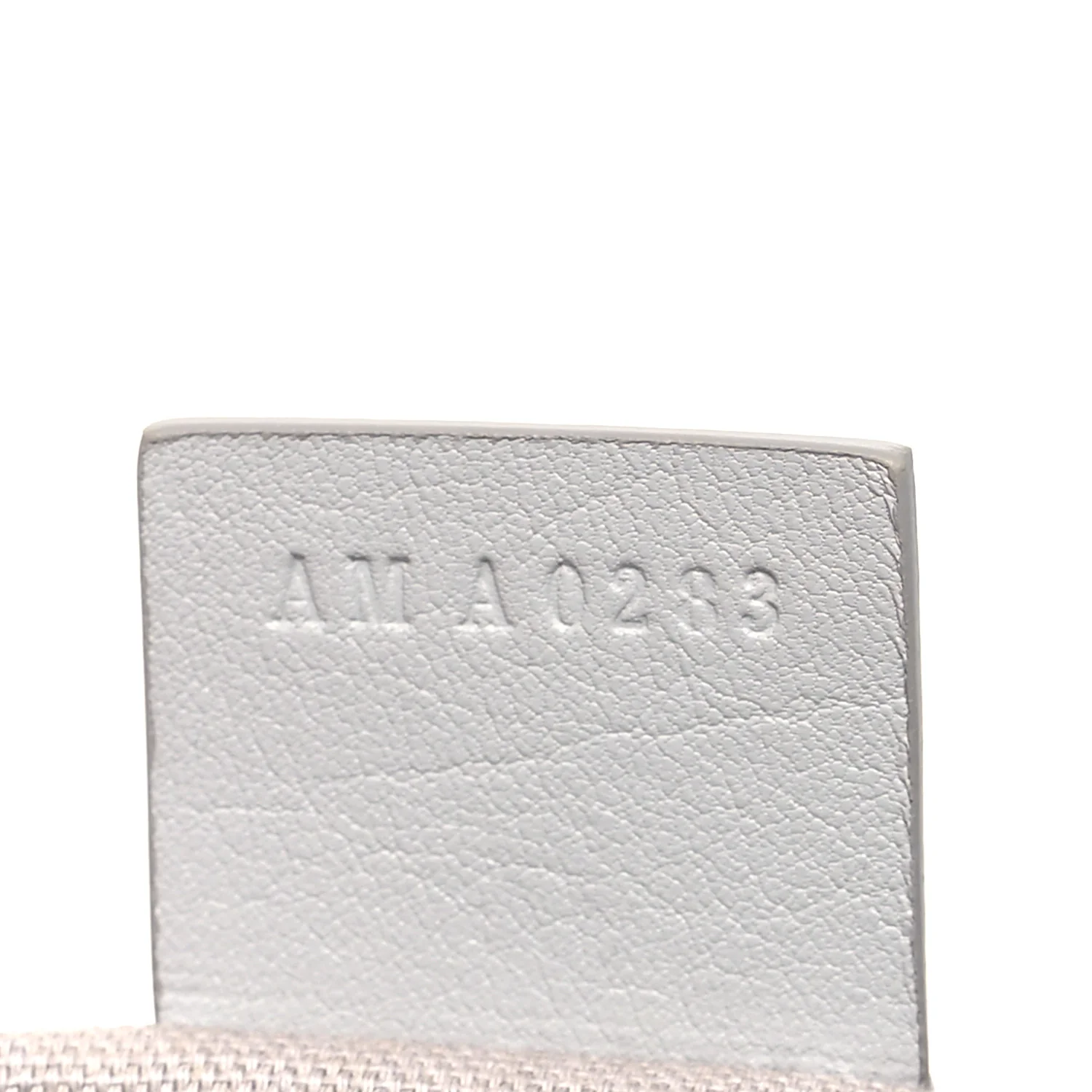 Tumbled Calfskin Mini Voyou Boyfriend Party Bag Light Grey