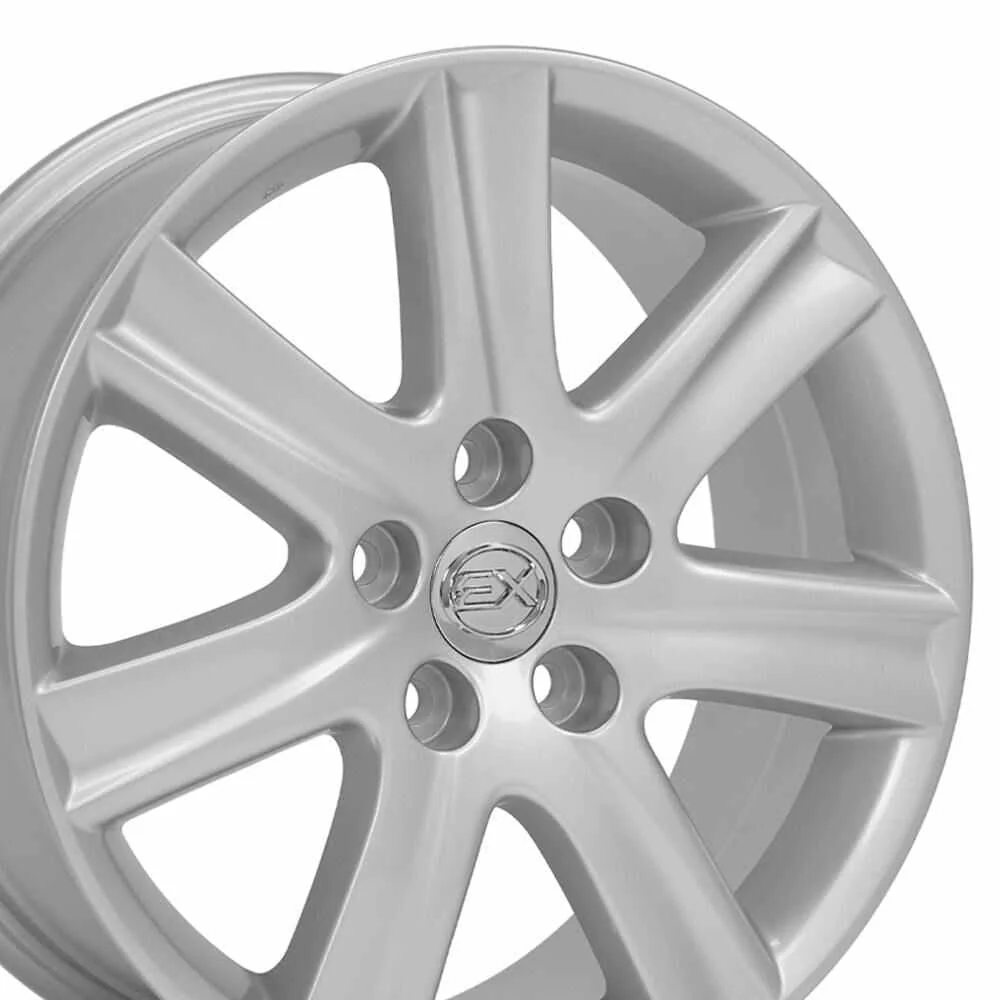 17 inch Wheel fits 04 06 Lexus ES330 Style Silver Rim Direct Fit Image 2