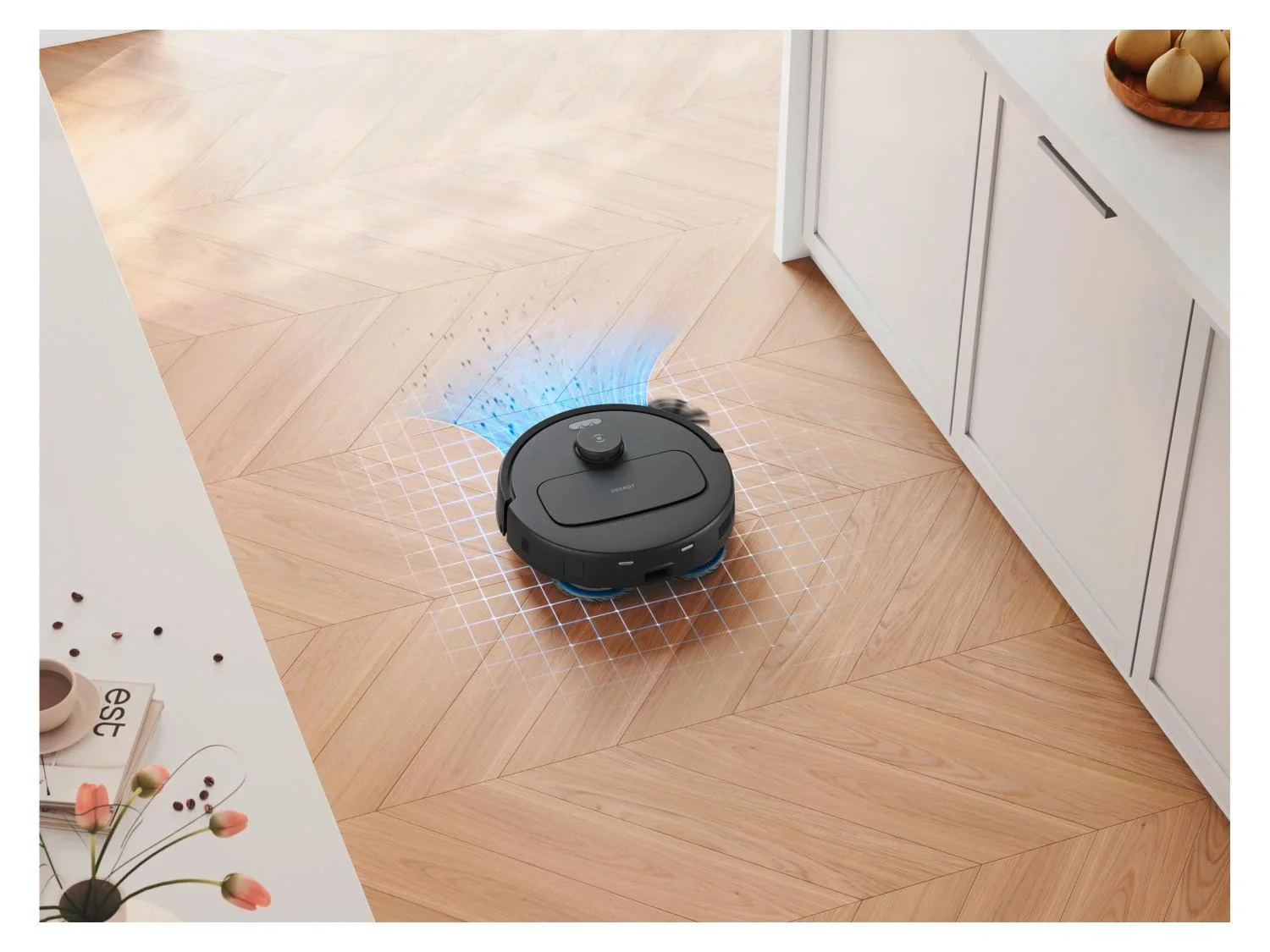 ECOVACS Robot aspirateur et laveur Deebot N30 PRO OMNI