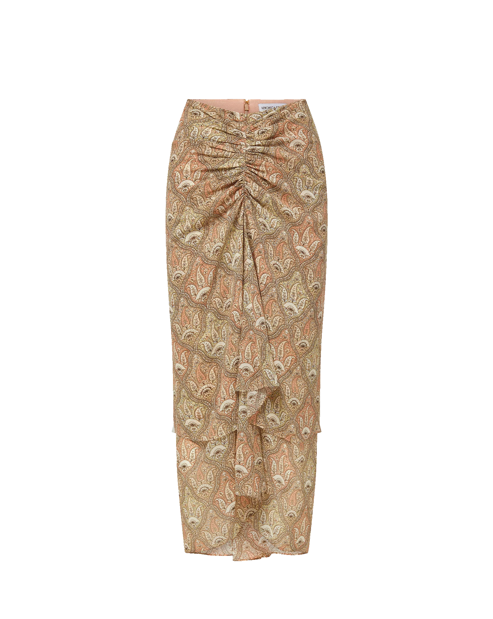 Sira Silk Midi Skirt