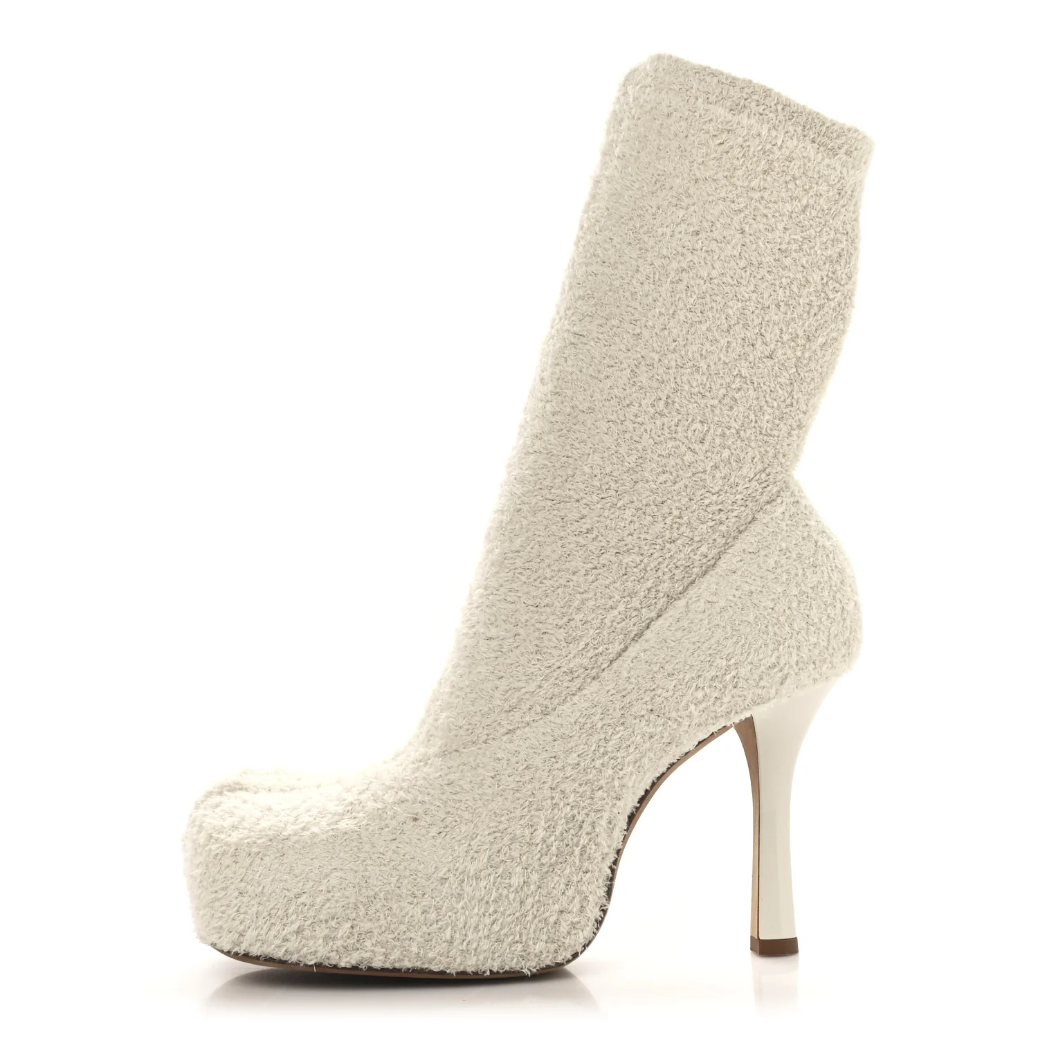 Spongy Knit The Bold Mid Calf Boots 37.5 Wax