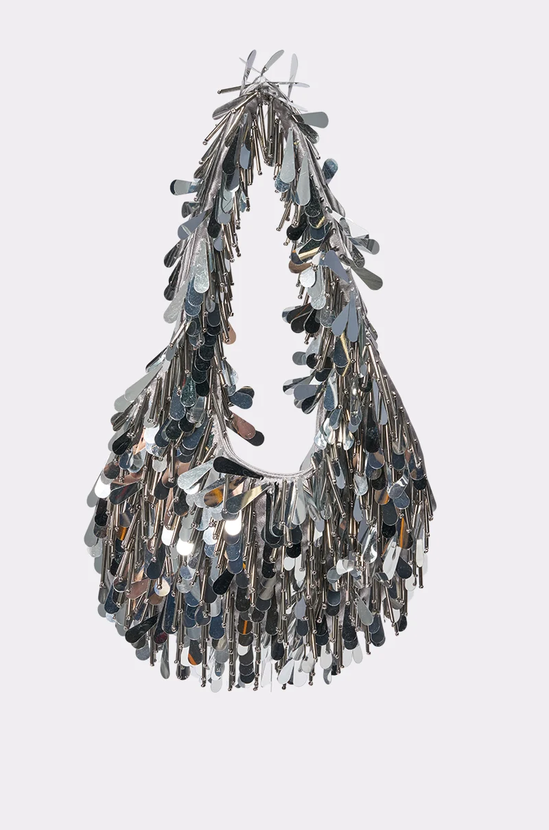 SHAKE IT SILVER FESTIVAL BAG - Akira Store