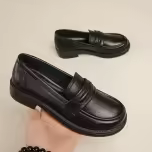 Women's Casual Loafers Slip On Leather Shoes Lightweight Walking Shoes Moccasins Classic Penny Loafer Flats Boat Shoes
