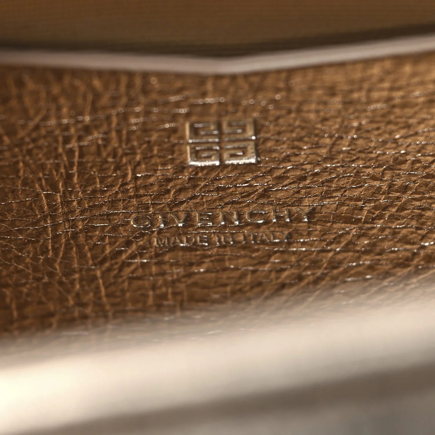 Laminated Lambskin Mini Antigona Gold