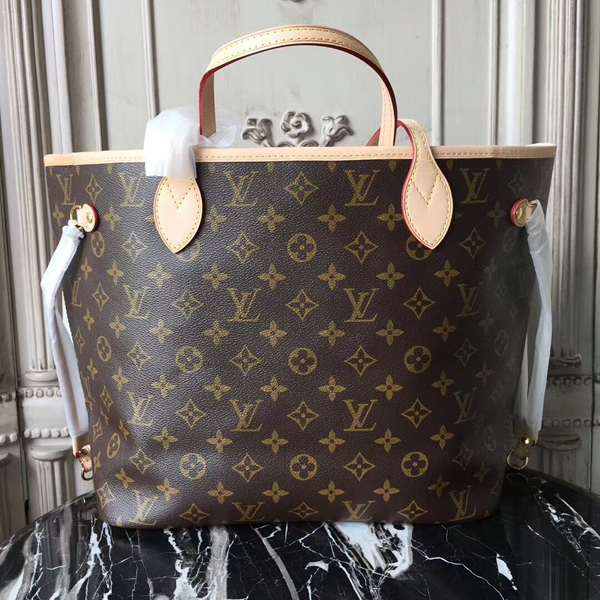 L M41178 Neverfull MM Shoulder Bag Monogram Canvas