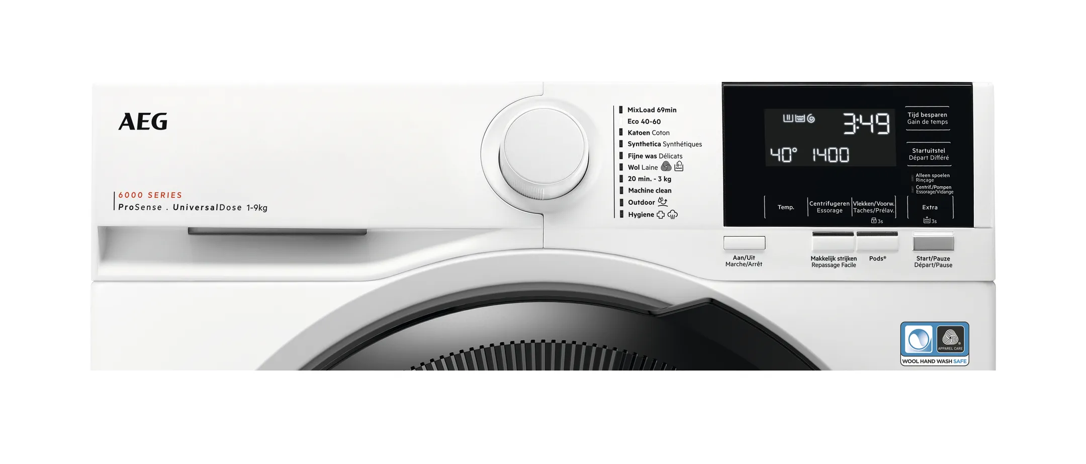 AEG Wasmachine LR63U944 PROSENSE® UNIVERSALDOSE