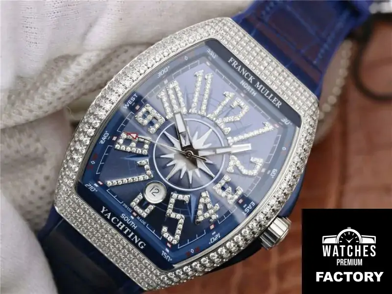 Franck Muller Vanguard V45.SC.DT.AC.BL Blue Dial