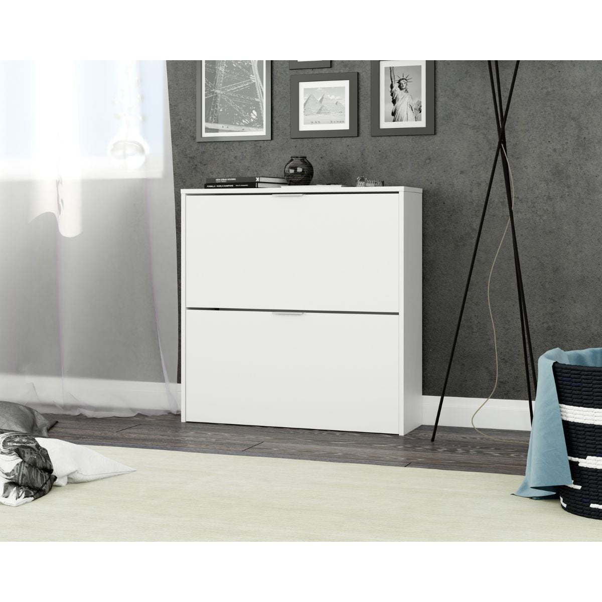Calicosy - Schoenenkast 2 kleppen Zapateros - L75 cm - H76 cm