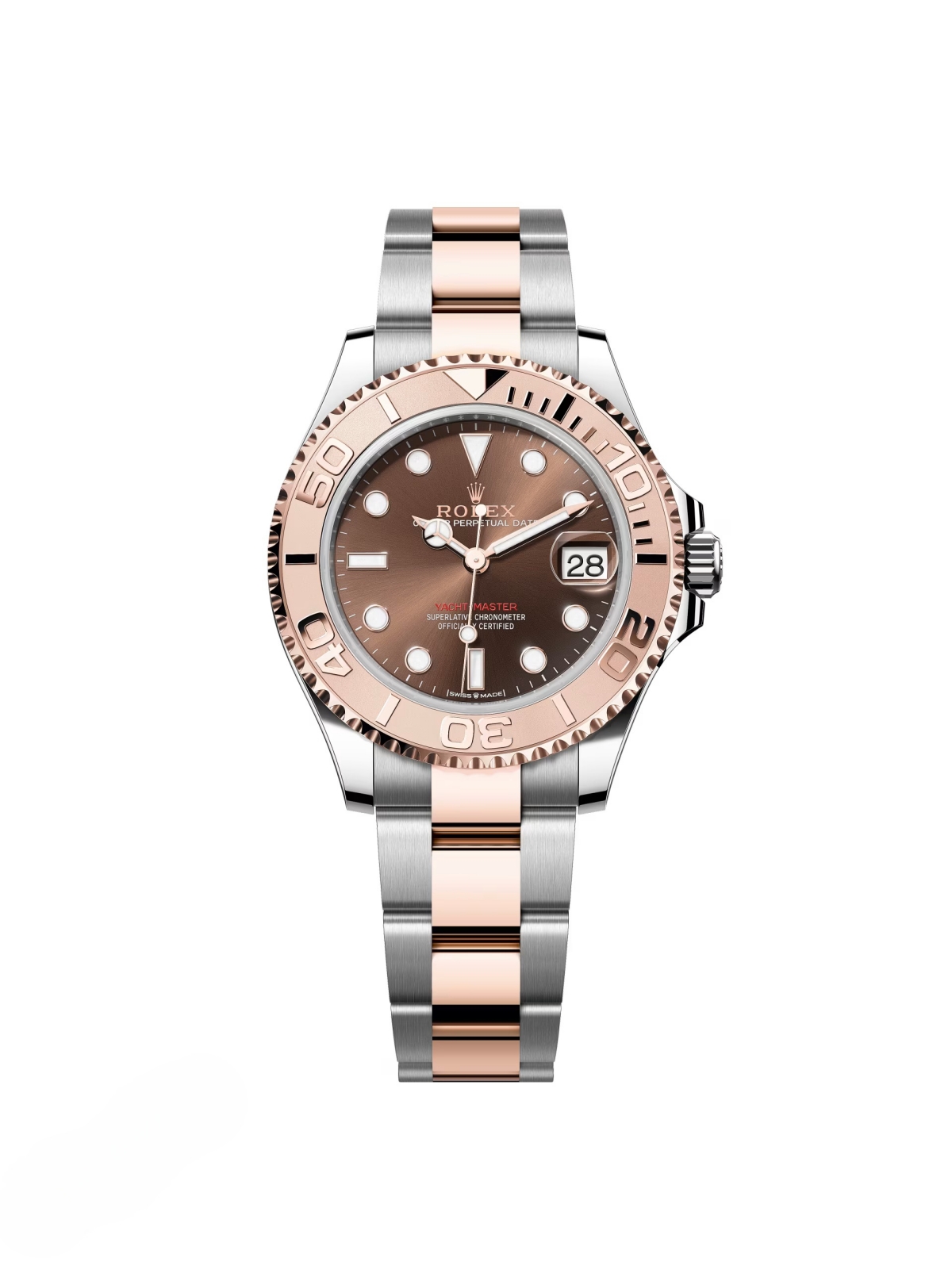 [Super Clone]RLX Yacht-Master 37mm 268621 Two-Tone Chocolate Dial