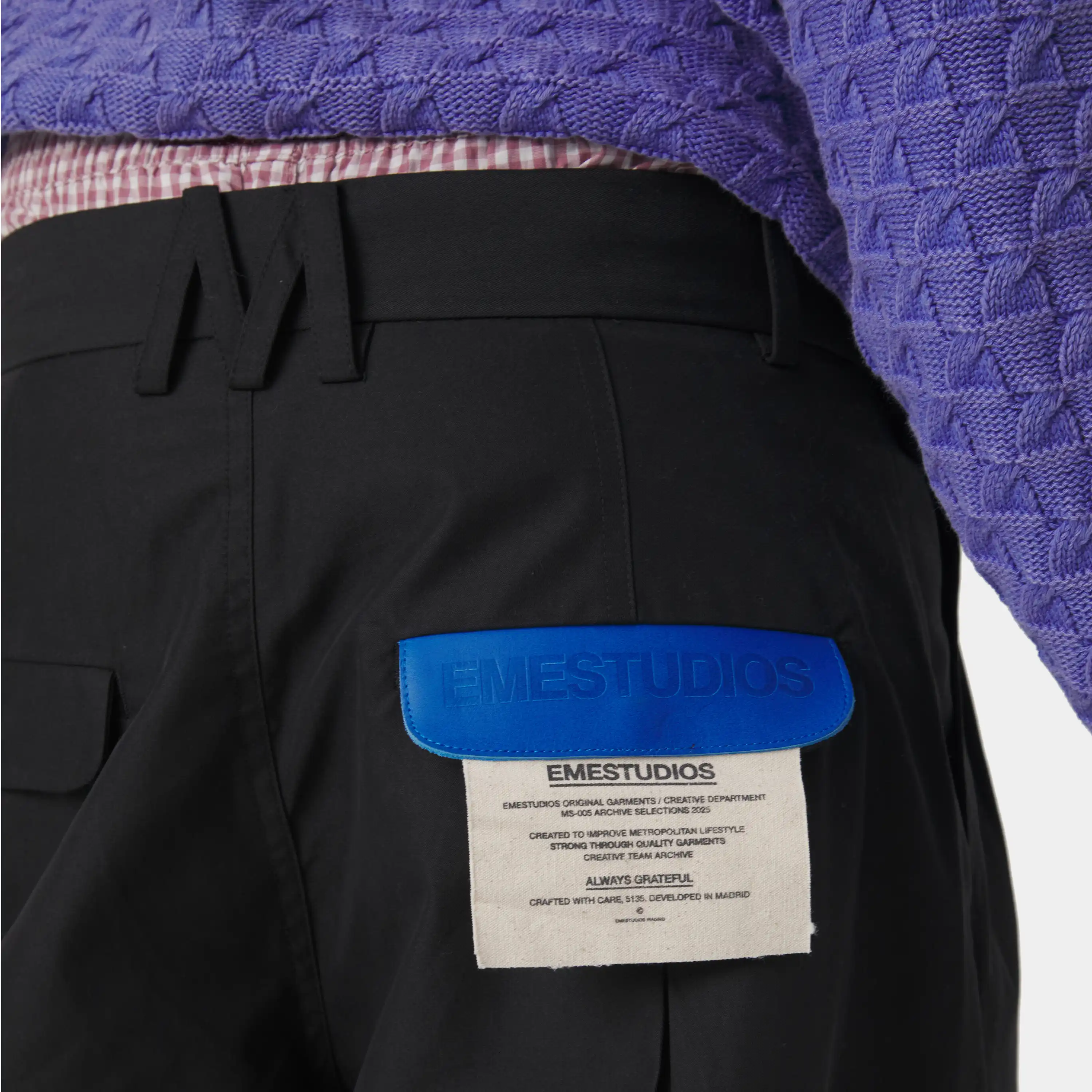 Alon Black Tailored Pants