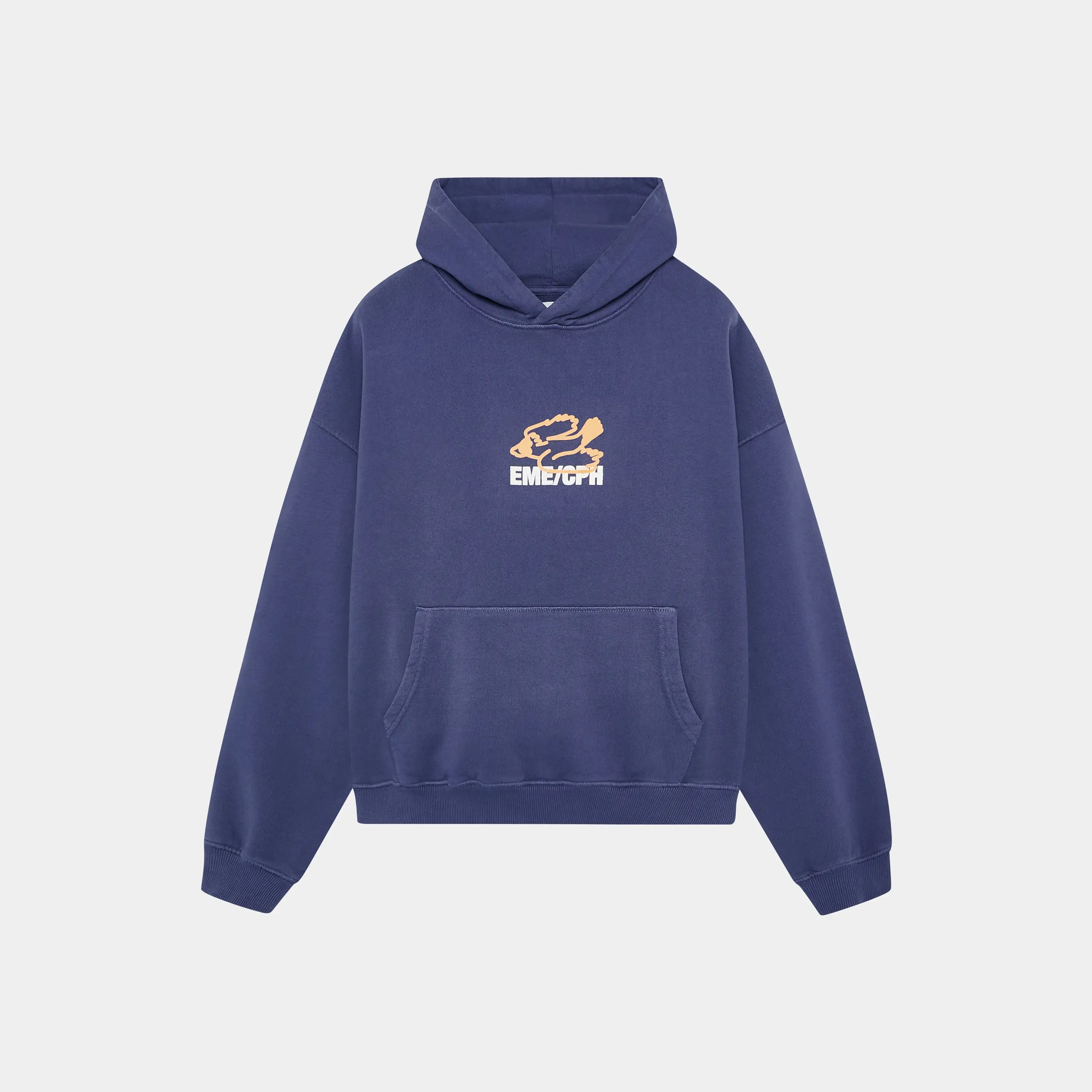 Due Navy Oversized Hoodie