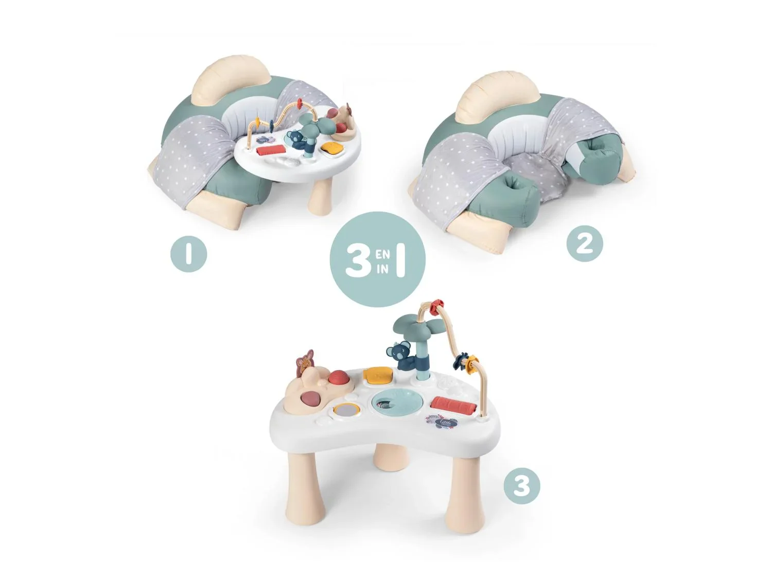 SMOBY Sige bb avec table d'activits