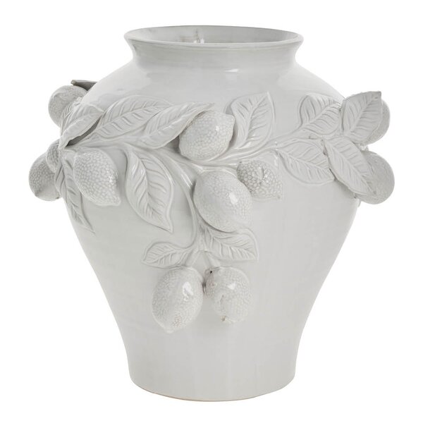 Limone vase 29 cm hvit