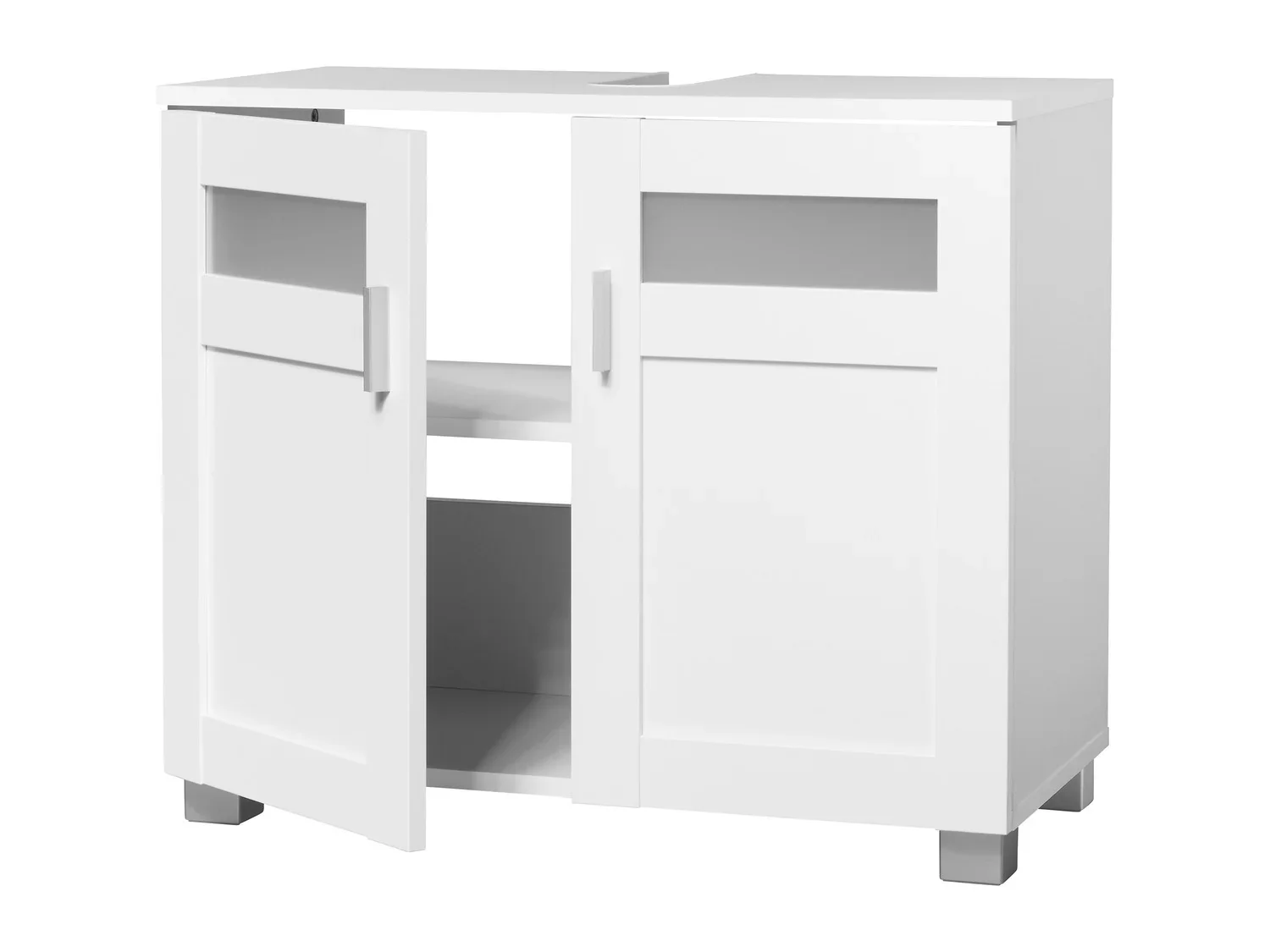 LIVARNO home Meuble sous-vasque Basel, 68,5 x 58,7 x 34,8 cm, blanc