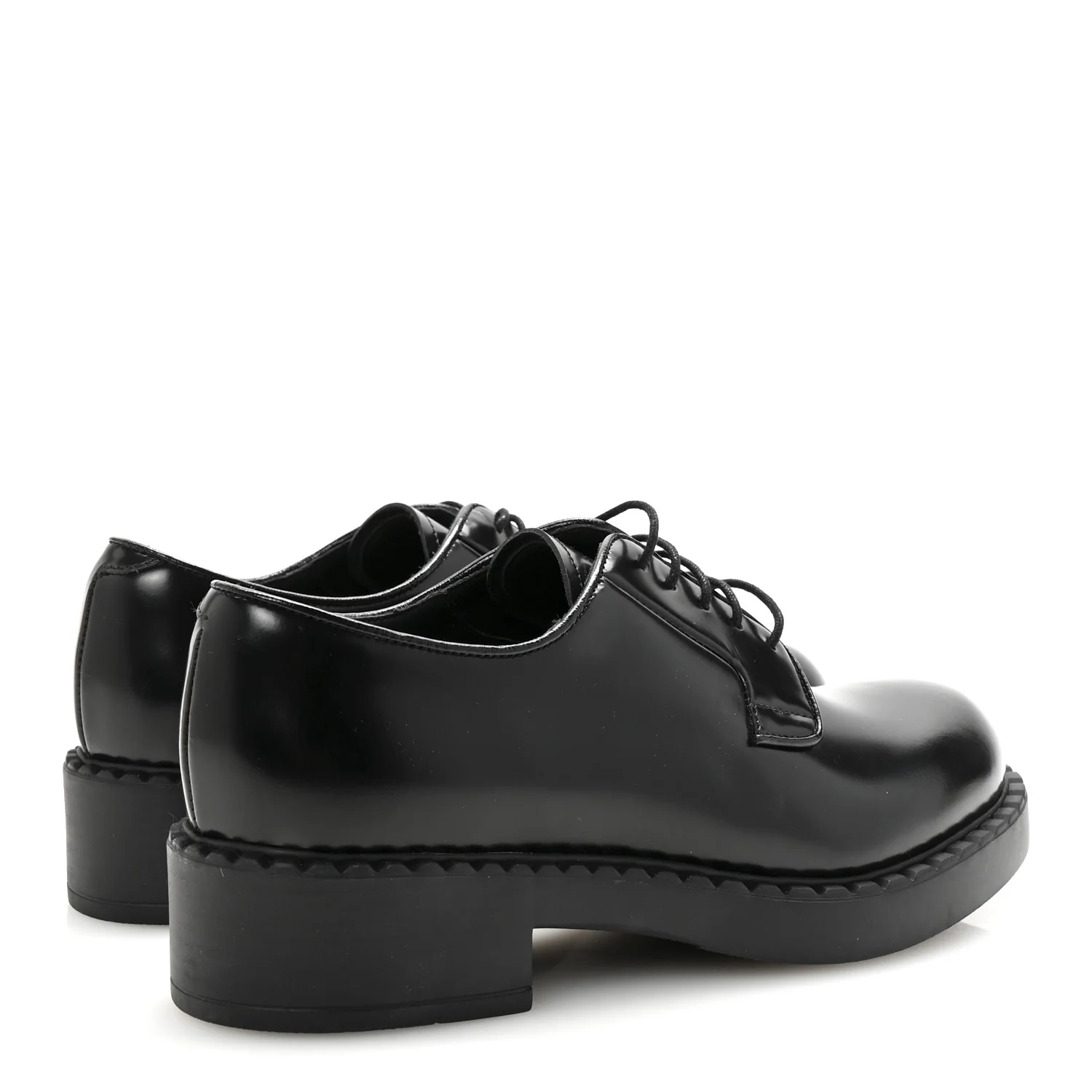 Spazzolato Lace Up 50mm Loafers 39 Black