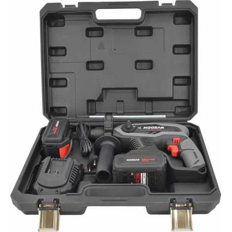 Hoozar młotowiertarka bezszczotkowa sds+ 18v 2x4.0ah 2.2j rh10bl — vue 4
