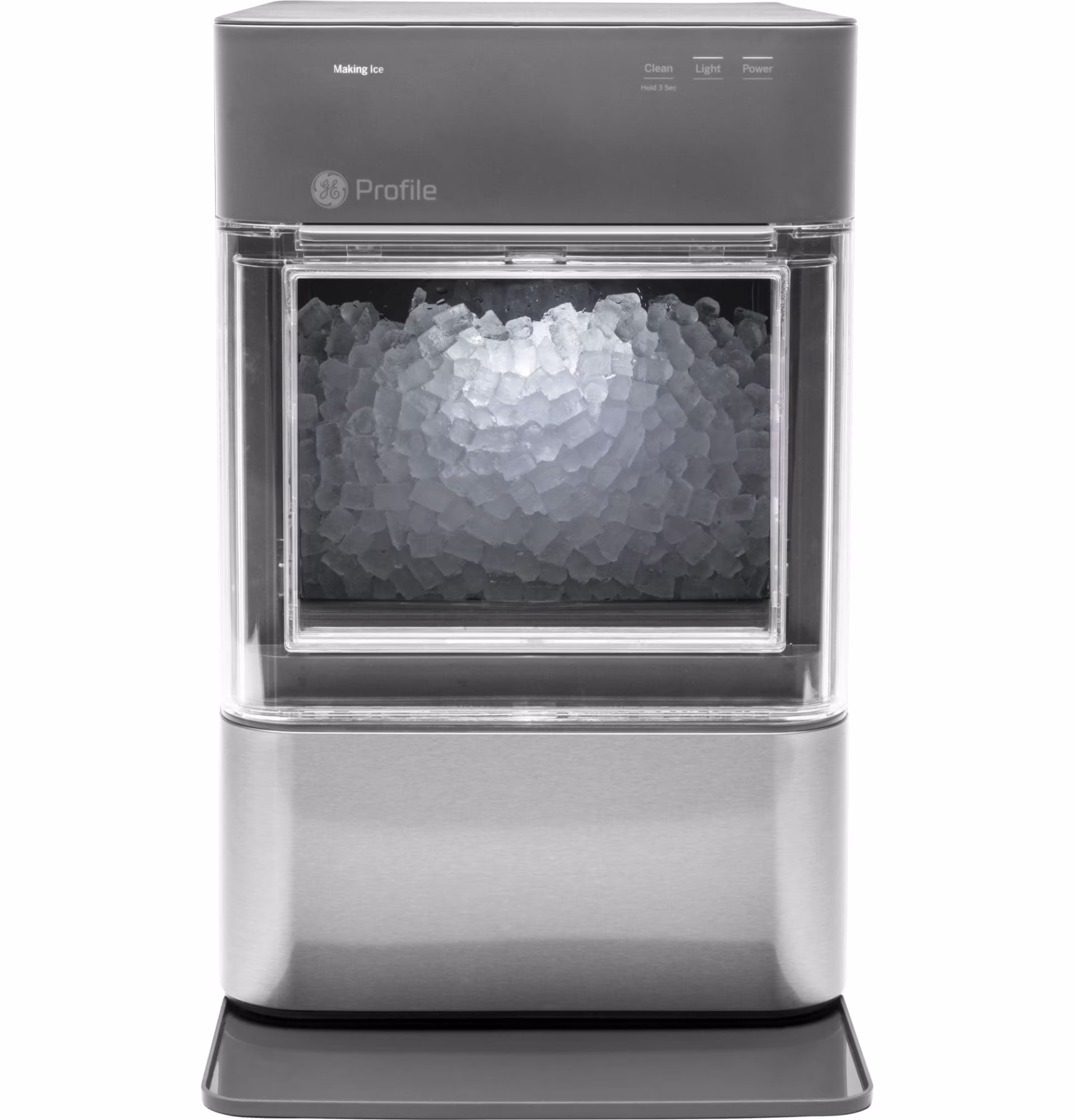 GE Appliances Opal 2.0 Countertop Nugget Ice Maker, 38 lb Maximum Output, Industrial