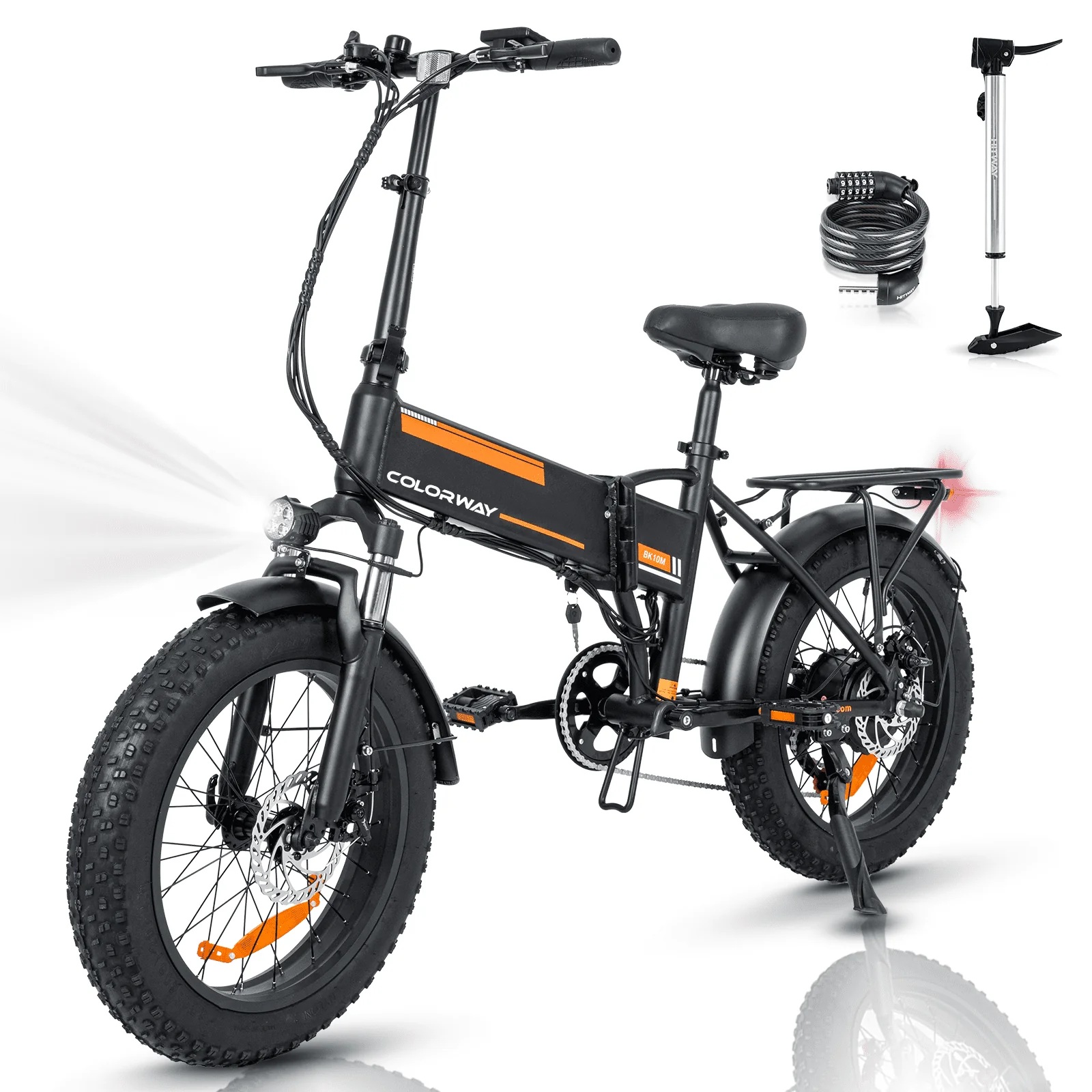 COLORWAY 750W Electric Bike for Adults, 20x4.0
