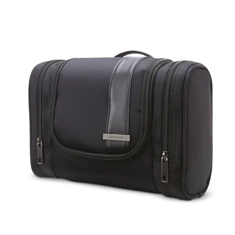 Black/Gunmetal NuRoad Hanging Travel Kit Toiletry & Cosmetic Kits | 6921-ZIQCM - SAMSONITE OUTLET