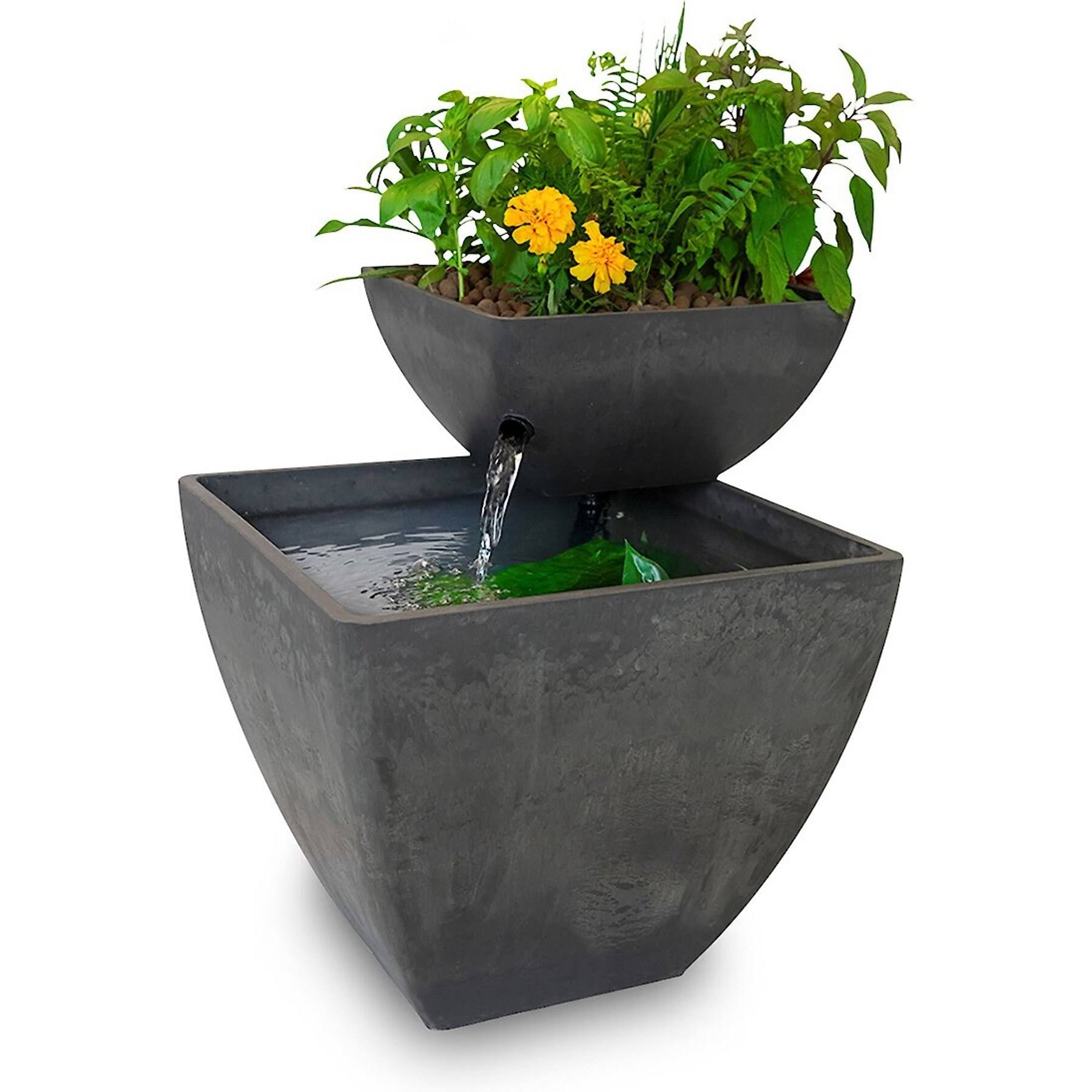 AquaSprouts Fountain: Aquaponics Water Garden (8-Gallon)