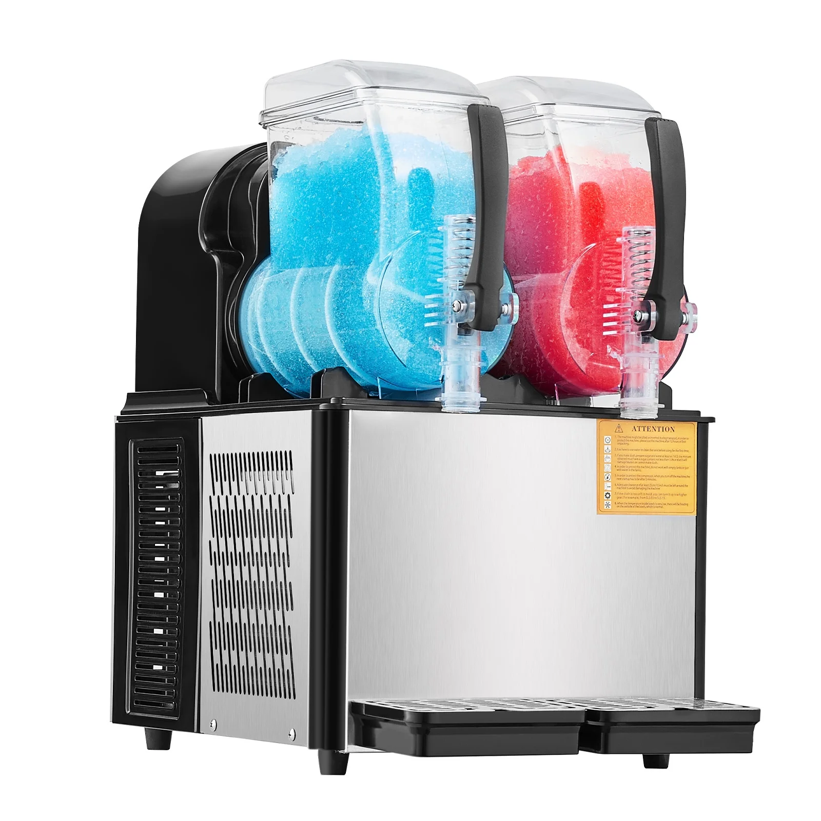 Commercial Slushy Machine, 4L*2 Tank Slushie Machine, Frozen Drink Machine with Temperature Preservation, Slushy Maker Machine - Image 4
