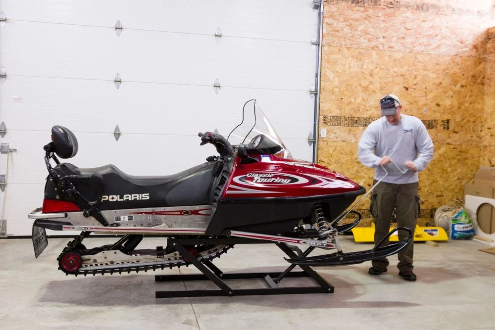 Black Ice Snowmobile Jack Lift Maintenance Body Hoist