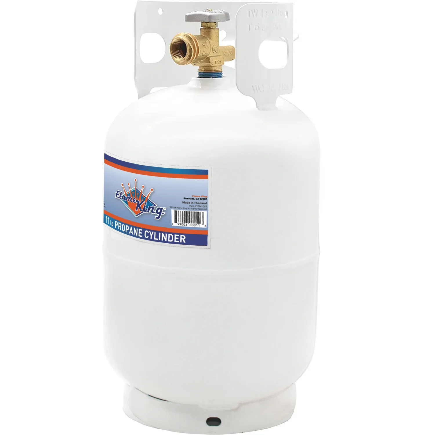 10LB Empty Steel Propane Tank LP Cylinder w/ Type1 OPD Valve, for Grills BBQs - Image 5