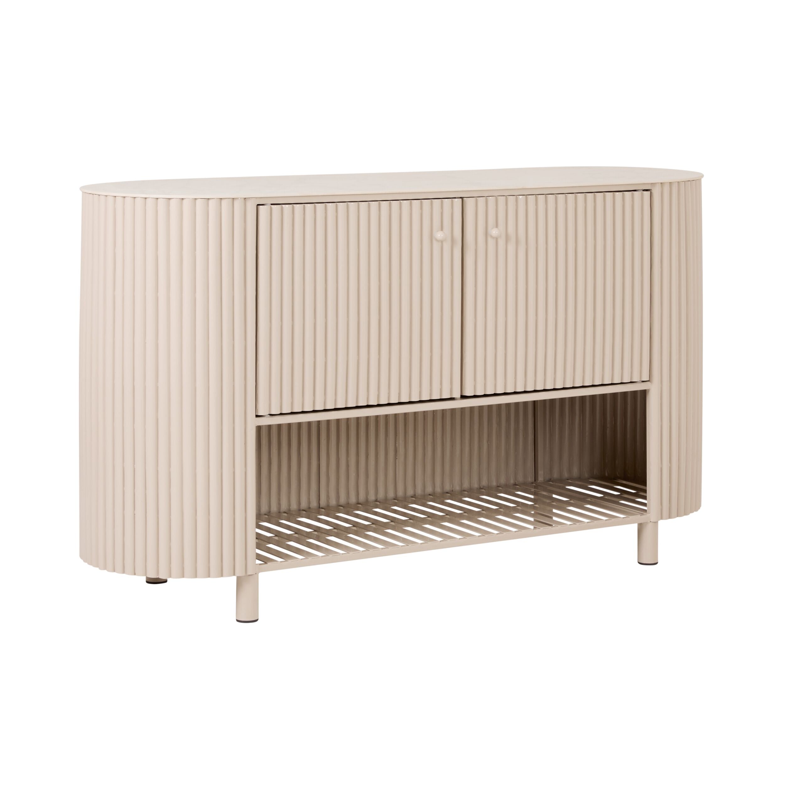 Ripple Kitchen Island Bench Taupe