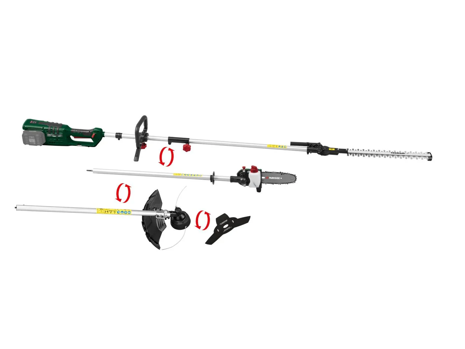 PARKSIDE Outil de jardin multifonction sans fil AKG 40-Li A1, 40 V