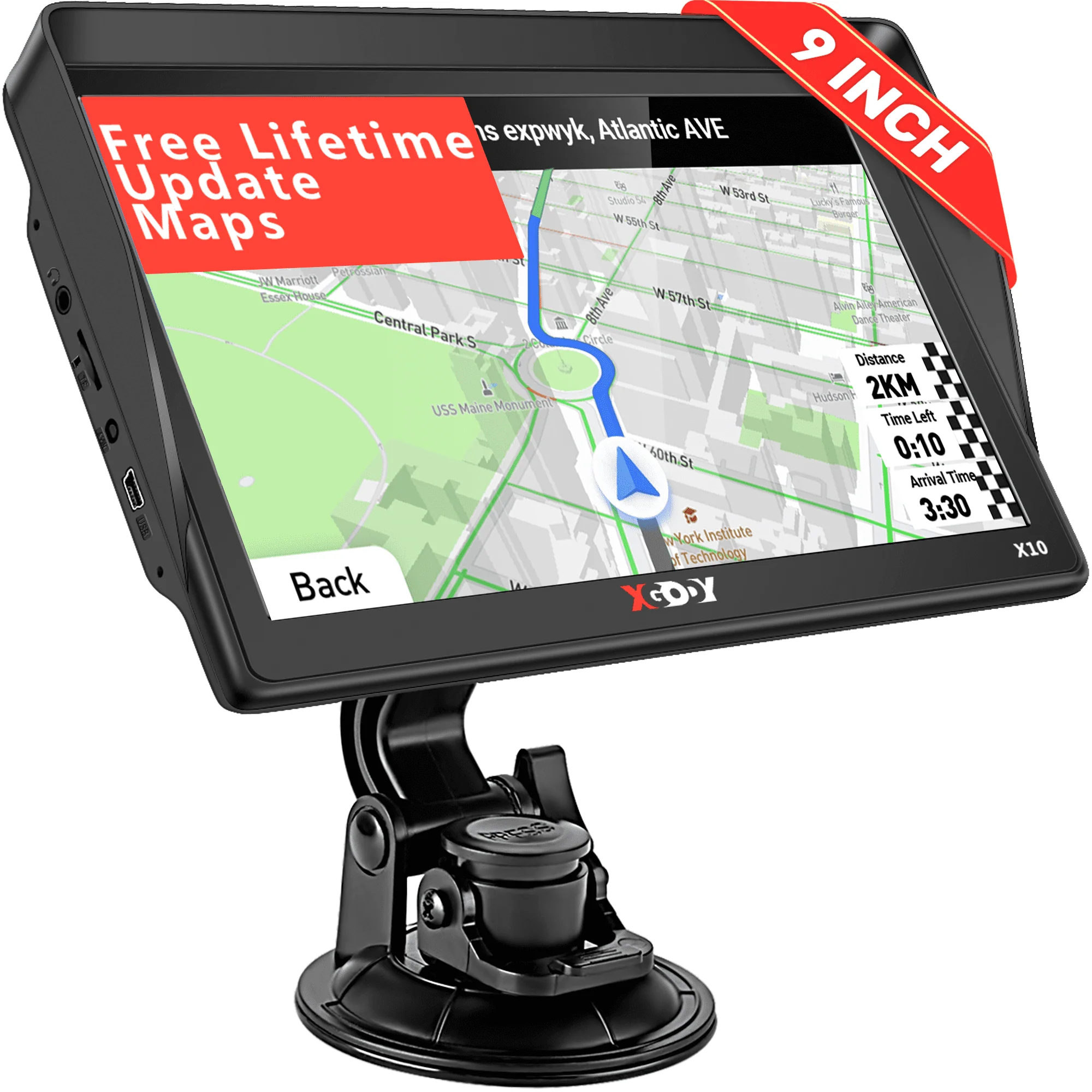 XGODY Bluetooth Truck GPS 9