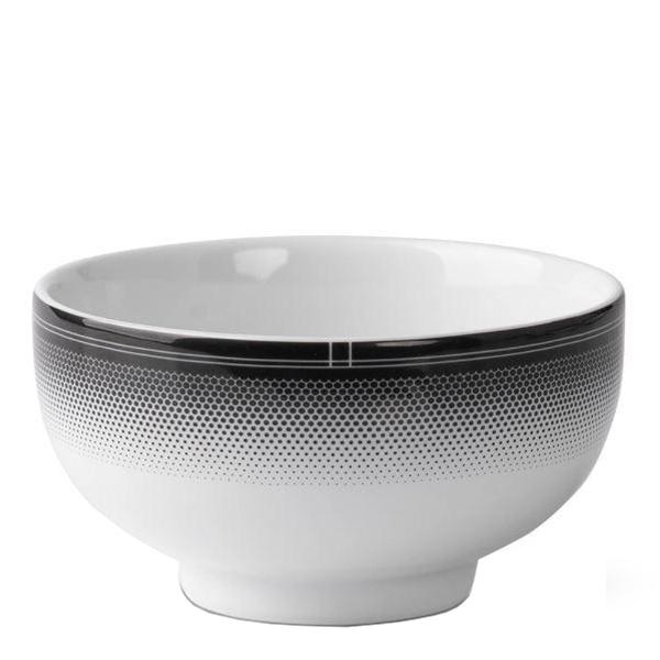Voyage saksaskål liten 10 cm hvit/svart