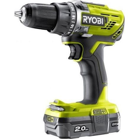 Ryobi – Perceuse-visseuse sans fil 18V – 24 réglages de couple – Couple max 50Nm – Mandrin 13mm – LED intégrée pour visibilité — vue 4