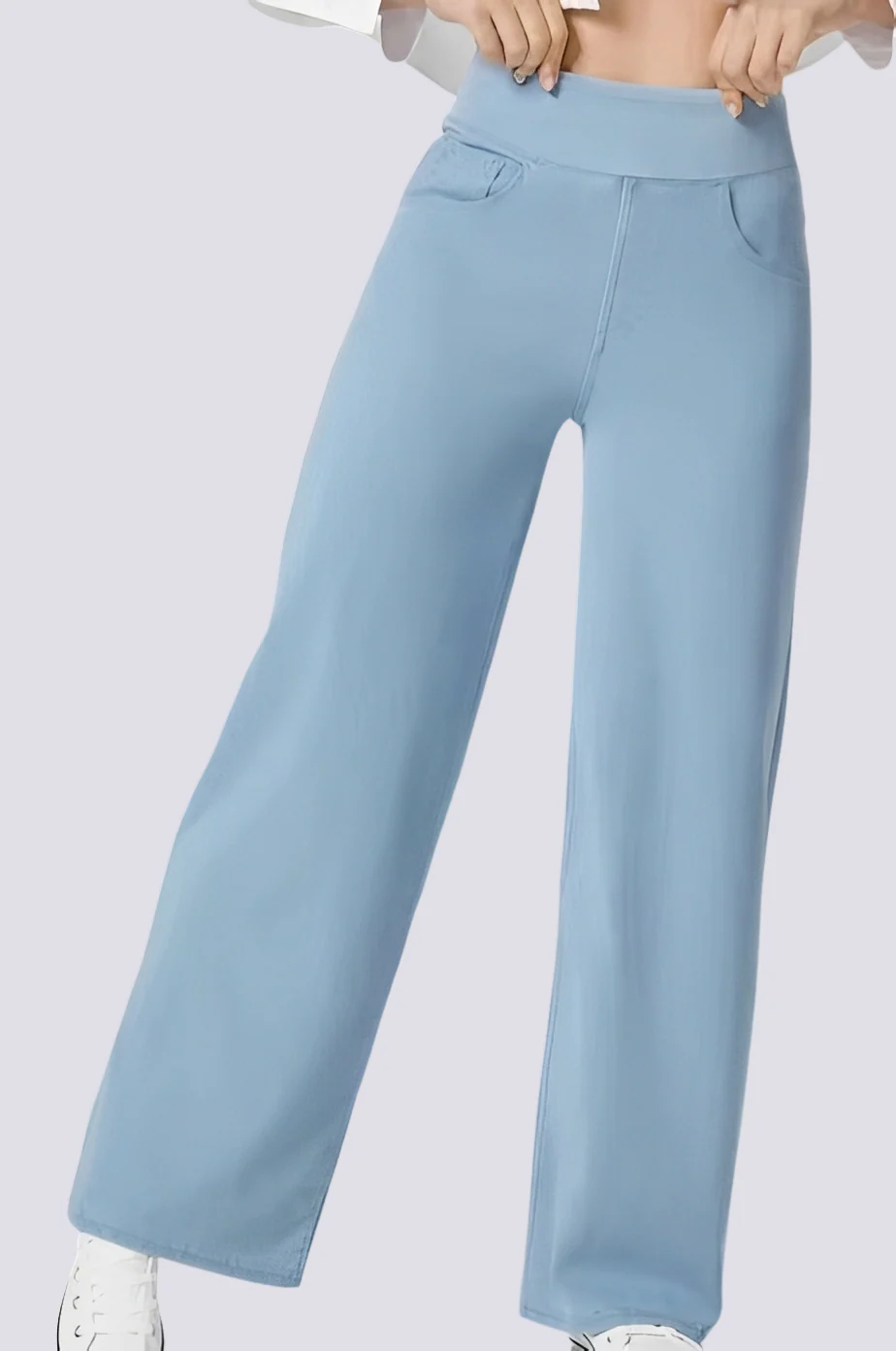 Carrie - Pantalon taille haute élégant