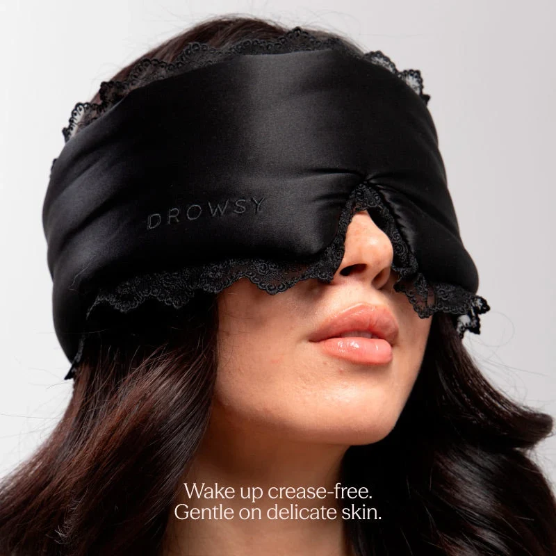 Paris Love Story - Black Jade Sleep Mask
