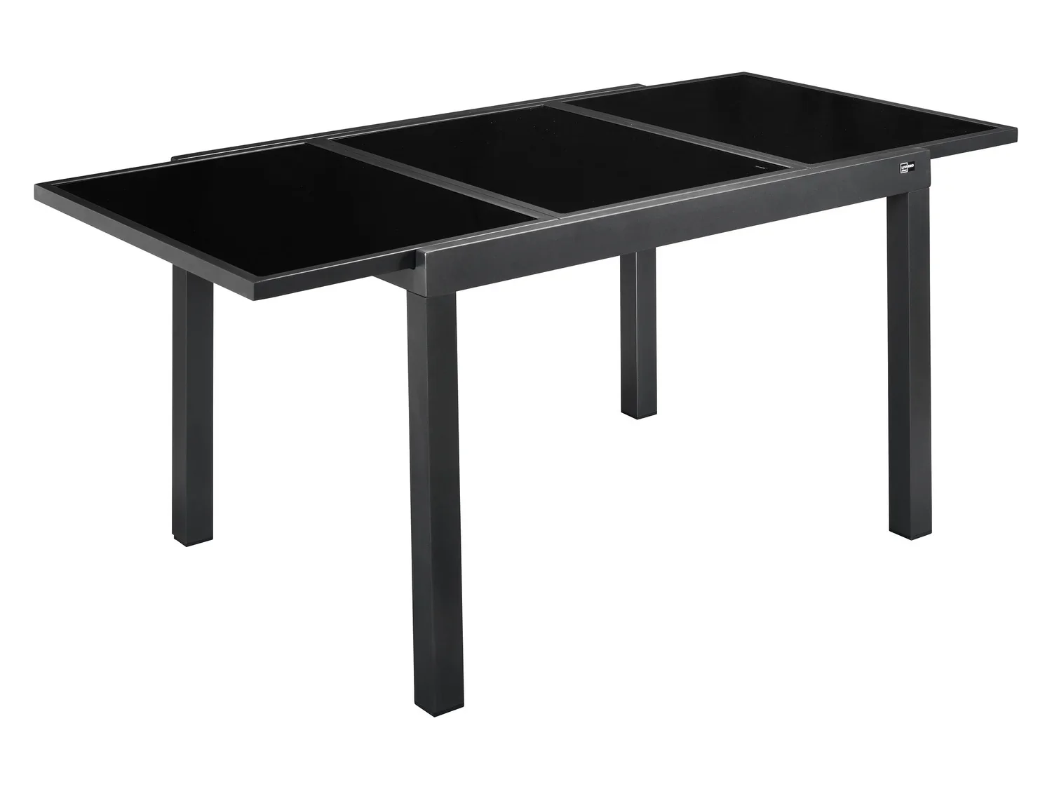 LIVARNO home Table de jardin extensible en aluminium Houston, noir