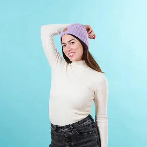 Bonnet Elder Flower Lila