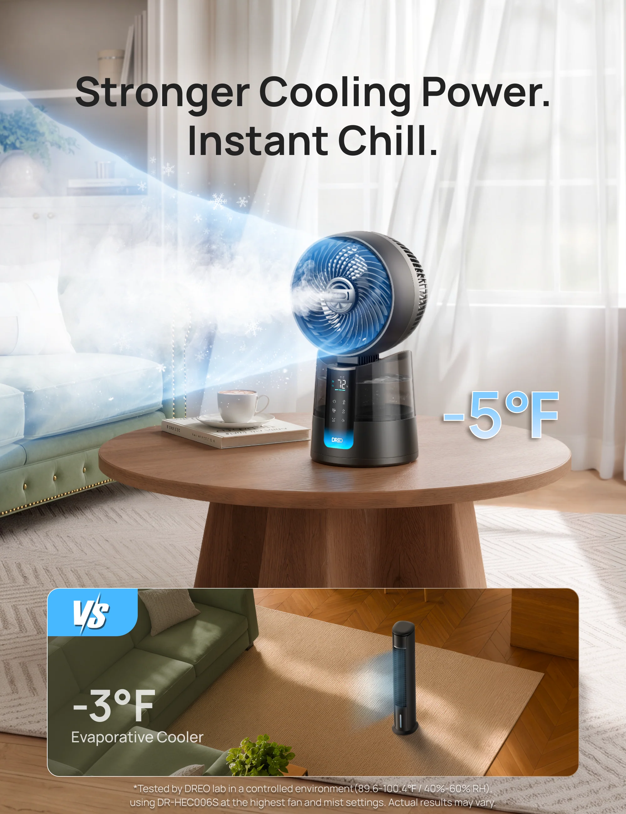 TurboCool Misting Fan 516S