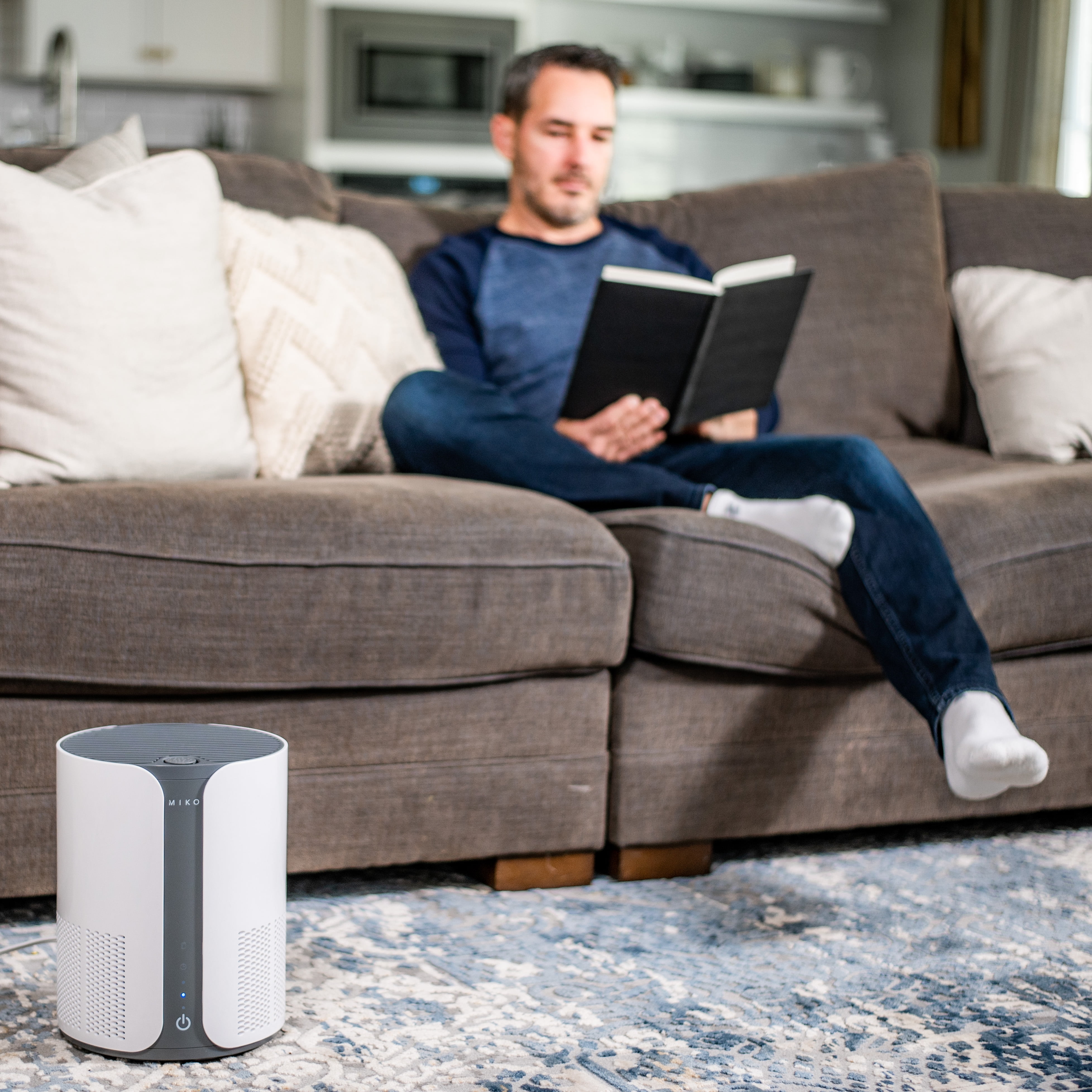 Home Air Purifier with Multiple Speeds Timer True HEPA Filter, Wildfire Smoke, Allergens, Odors 925 SQFT Coverage(No App) - Image 10