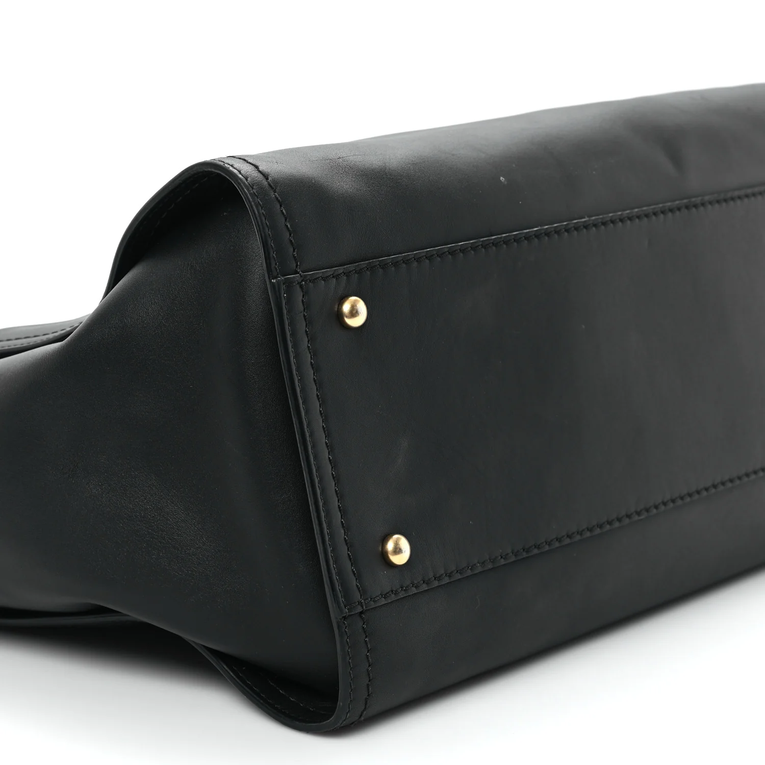 Calfskin Medium Deauville Tote Black