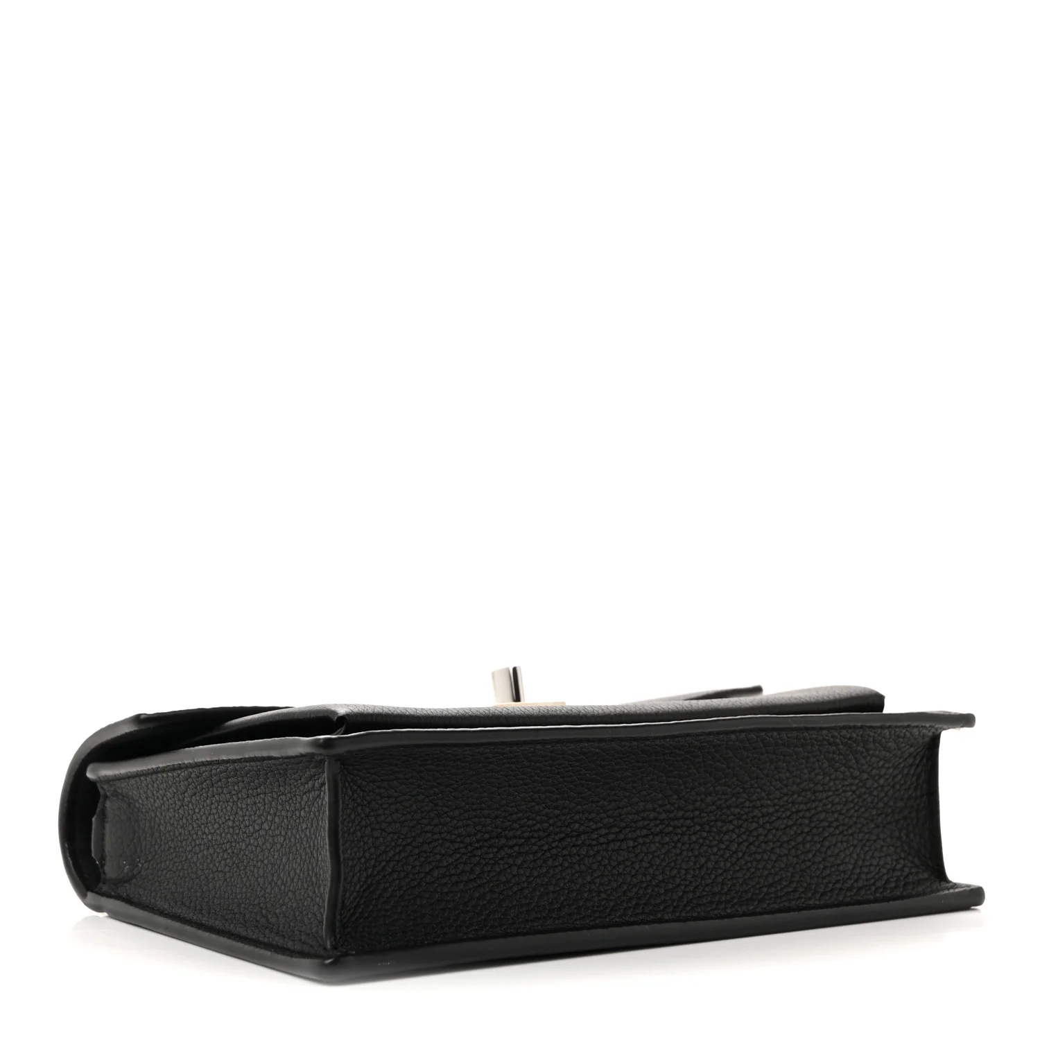 Soft Calfskin My Lockme Chain Pochette Black
