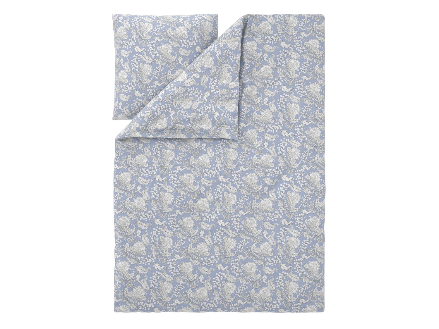 LIVARNO Parure de lit ou parure de lit double face en satin, 140 x 200 cm