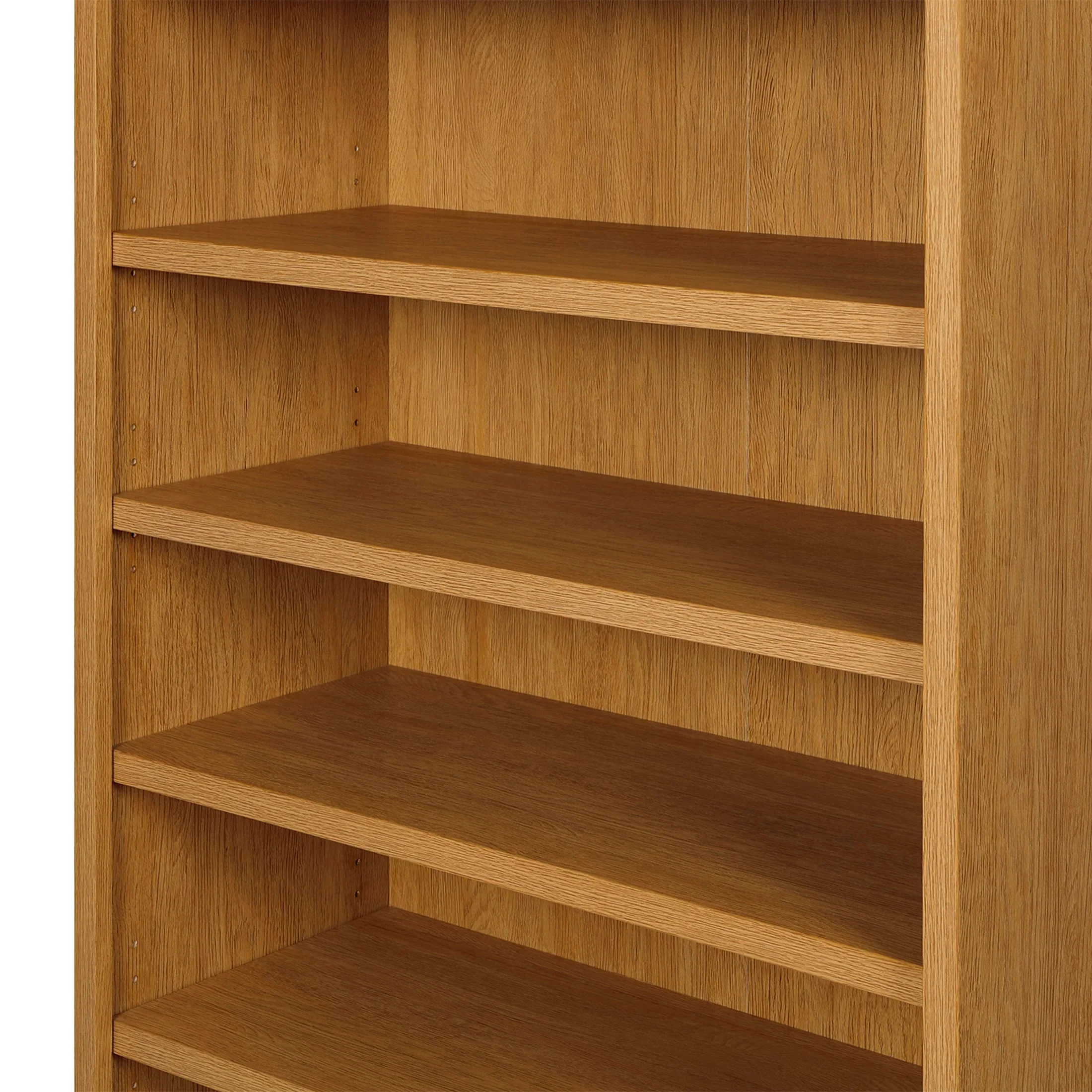 Better Homes & Gardens Juliet Open Arch Bookcase, Rich Black and Light Honey