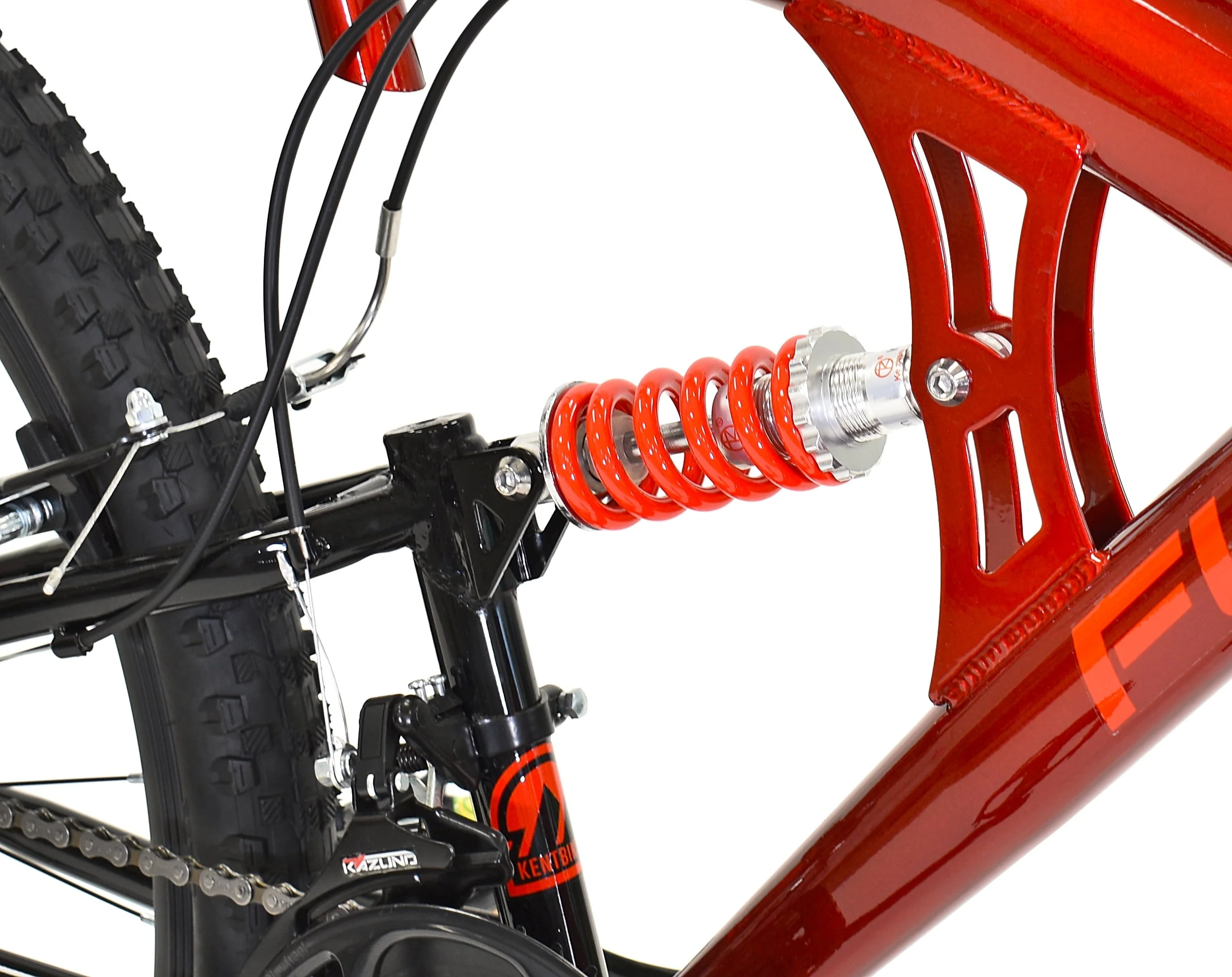 29 in Flexor Men's Dual Suspension Mountain Bike, Red Image 8